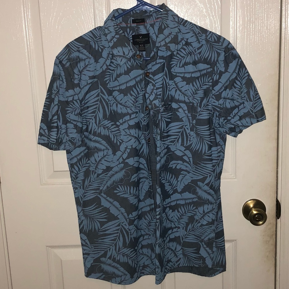 Tropical American eagle shirt